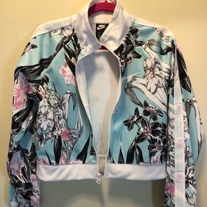 Nike floral track jacket